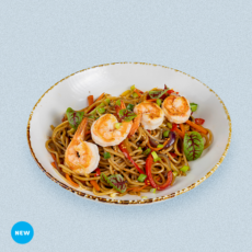 Лапша Рамен с креветками