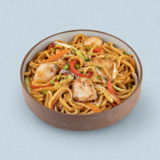 Вок удон с курицей